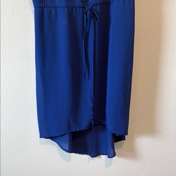 Vintage Y2K Rory Beca Forever 21 Blue High-Low Sundress with Tie Front - Picture 4 of 4